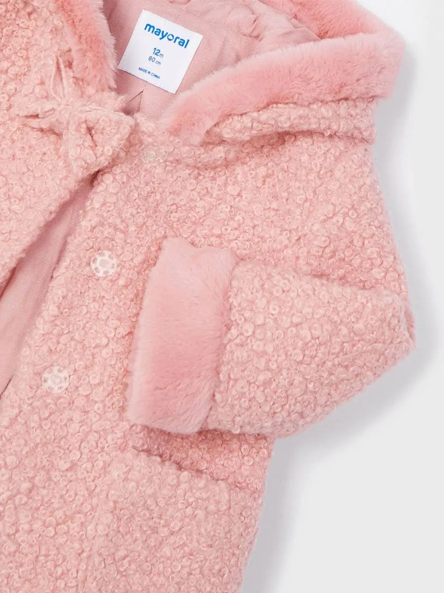 Baby Borg Coat Blush Pink | Mayoral | Mayoral | Jenni Kidz