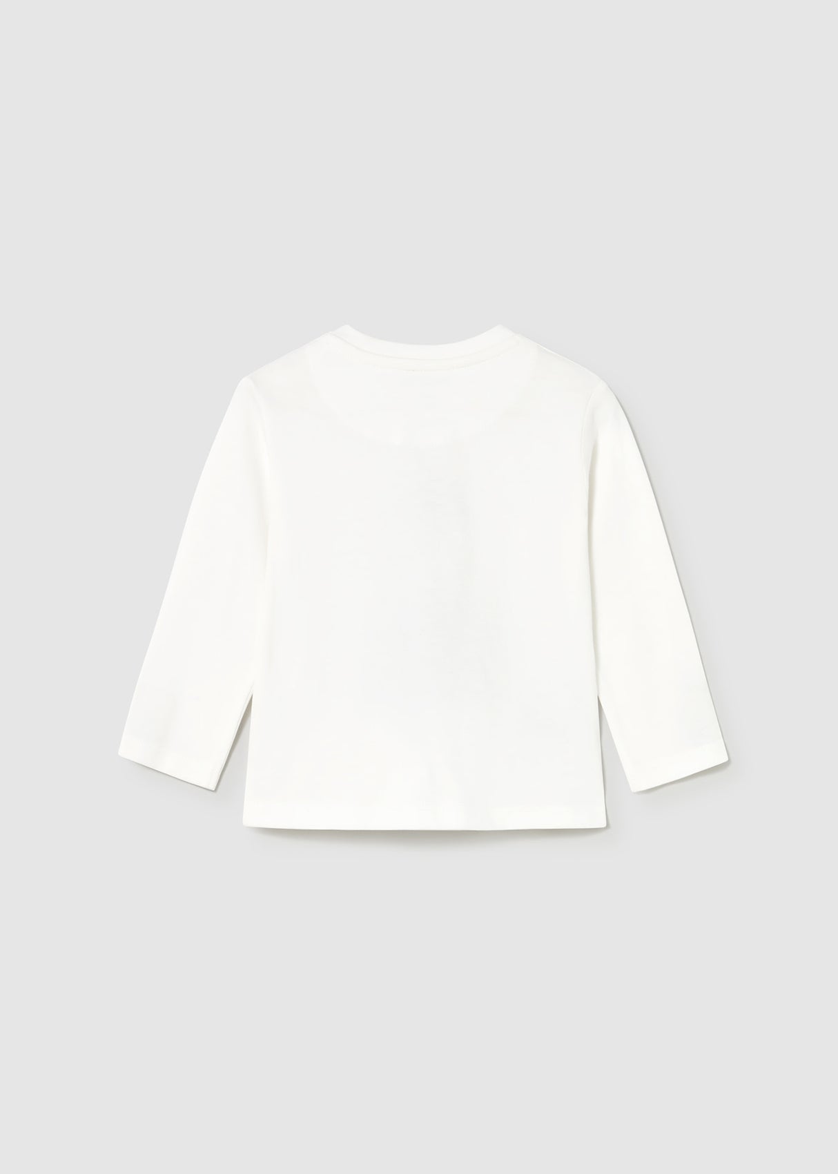 Back view showing plain design of Mayoral baby animals T-shirt