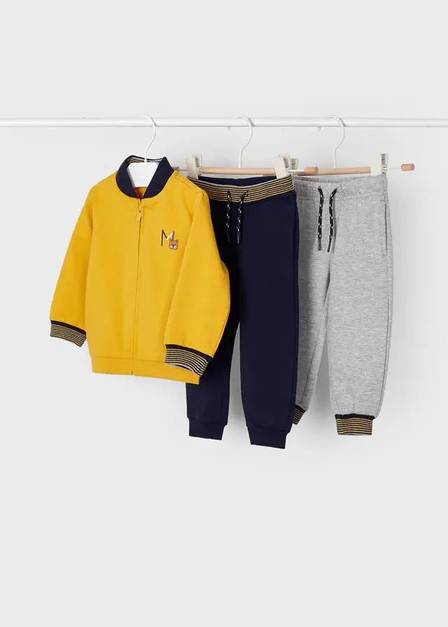 Boys 3 Piece Jogger Tracksuit Set | Mayoral | Mayoral | Jenni Kidz