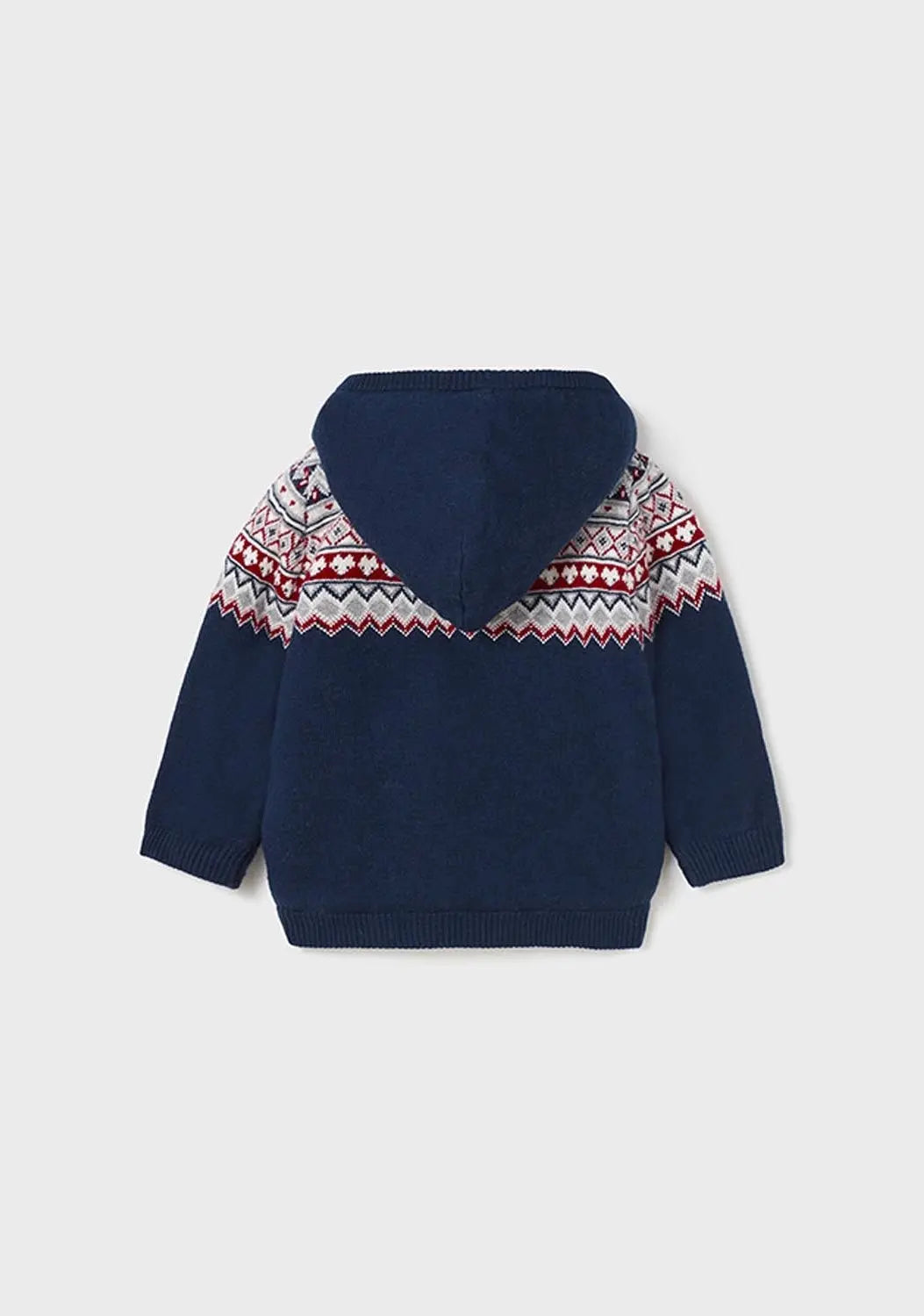 Boys NAVY KNIT CARDIGAN HOODED | Mayoral | Mayoral | Jenni Kidz