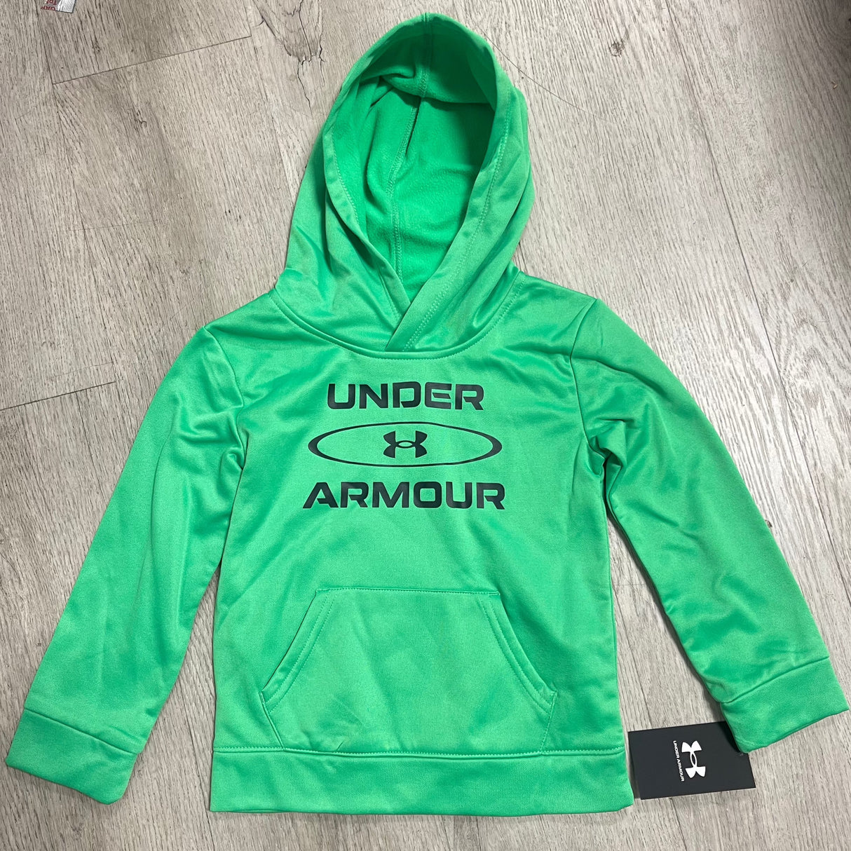 Boys' Extreme Green Infinity Logo Hoodie | Under Armour | Under Armour | Jenni Kidz