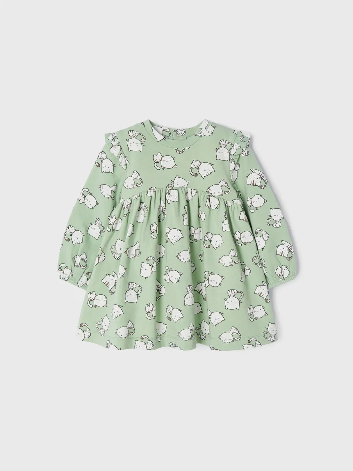 Cat Patterned Baby Girls Dress | Mayoral | Mayoral | Jenni Kidz