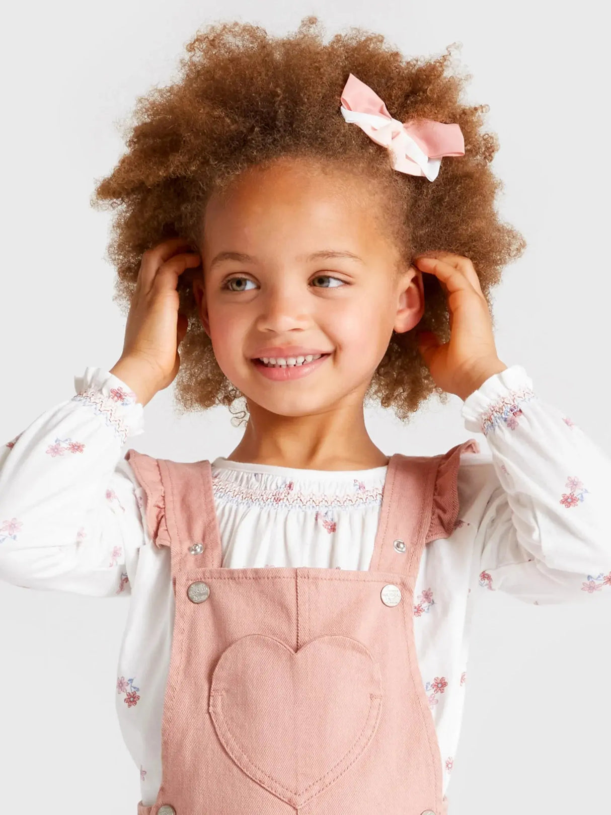 Girls Twill Overalls Nude | Mayoral | Mayoral | Jenni Kidz