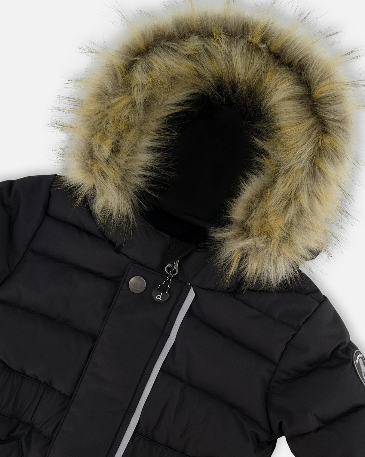 One-Piece Baby Original Puffy Snowsuit Black-4