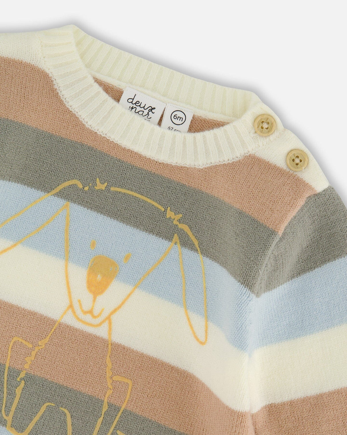 Knitted Top And Pant Set Light Caramel-3