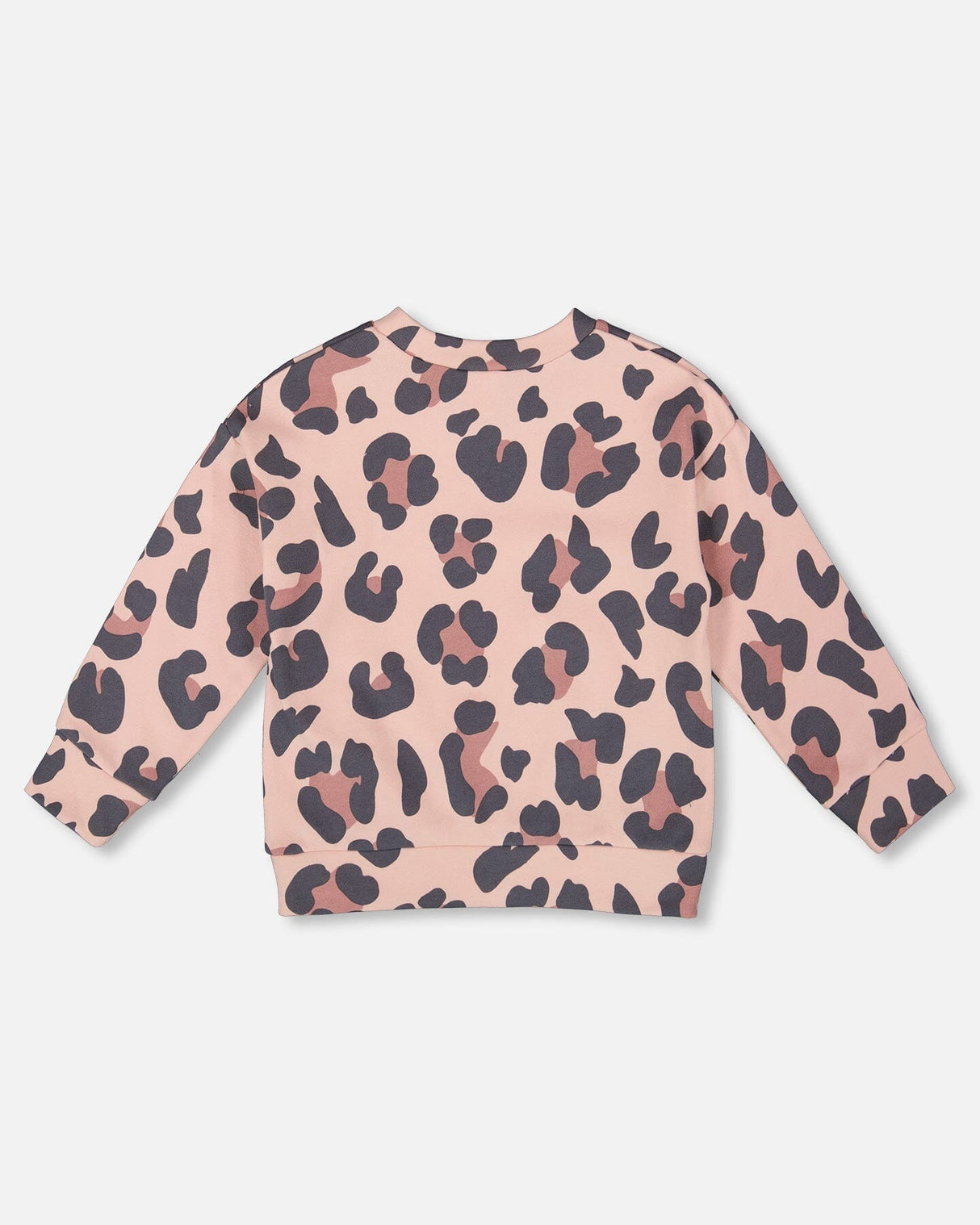 French Terry Sweatshirt Pink Leopard-2
