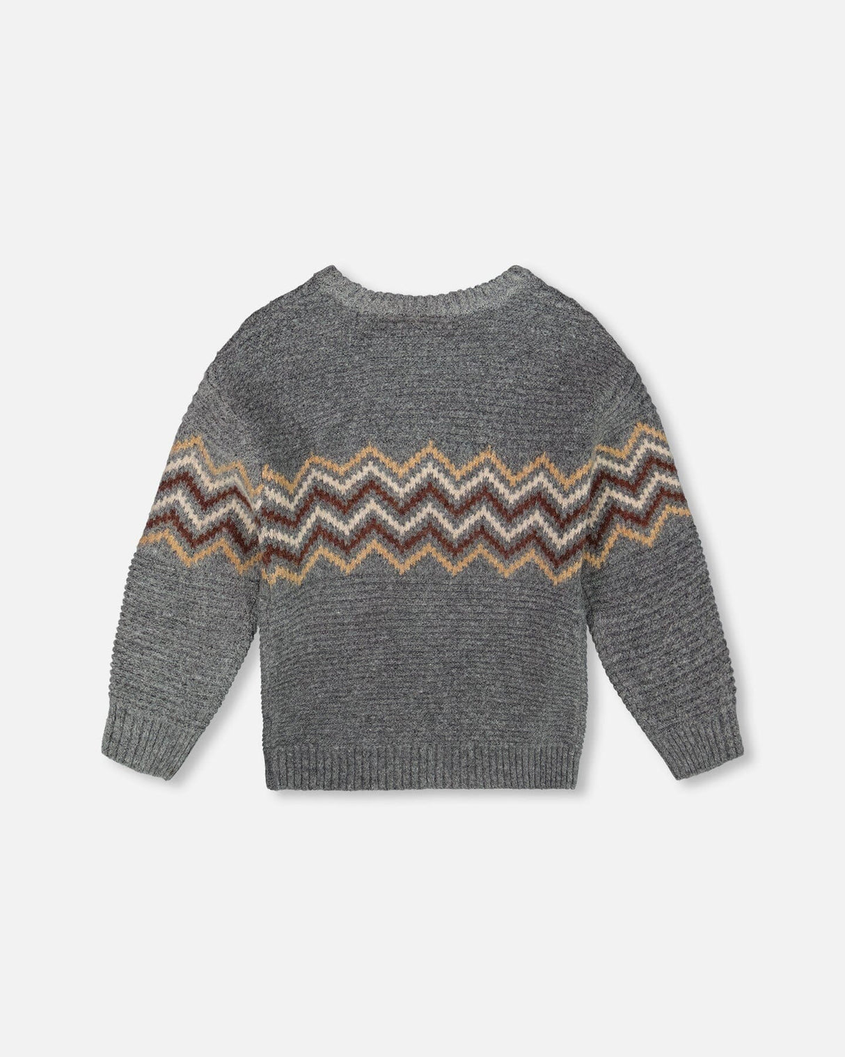 Knit Sweater Dark Heather Gray-2