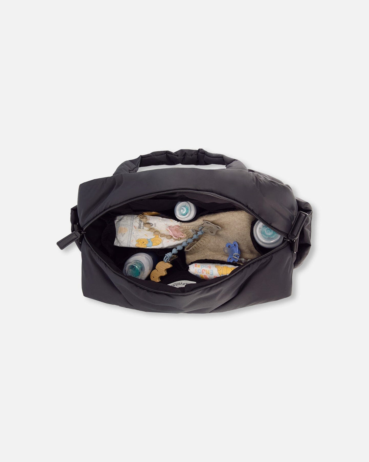 Diaper Bag With Included Changing Mat Black-2