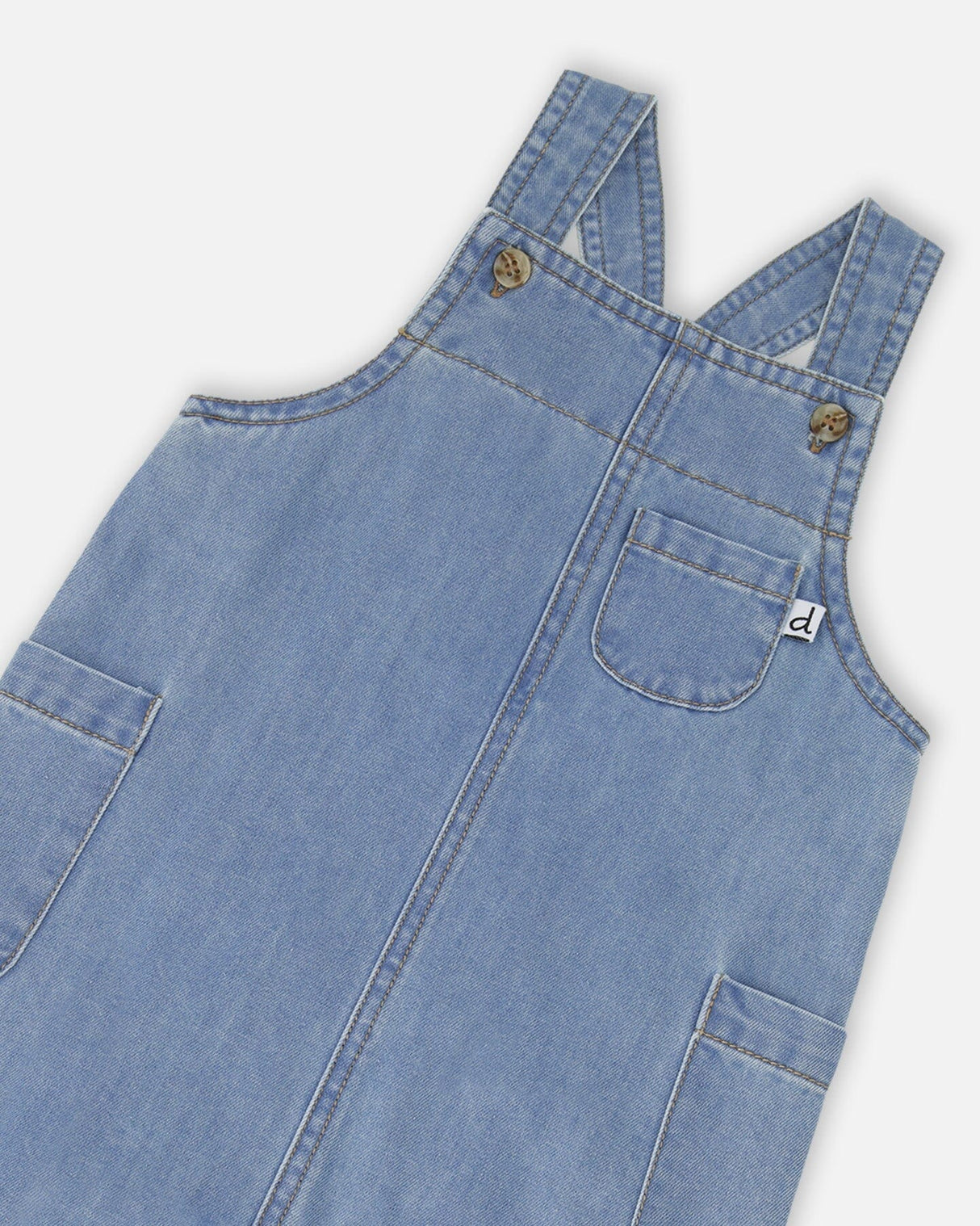 Light Blue Chambray Overall-2