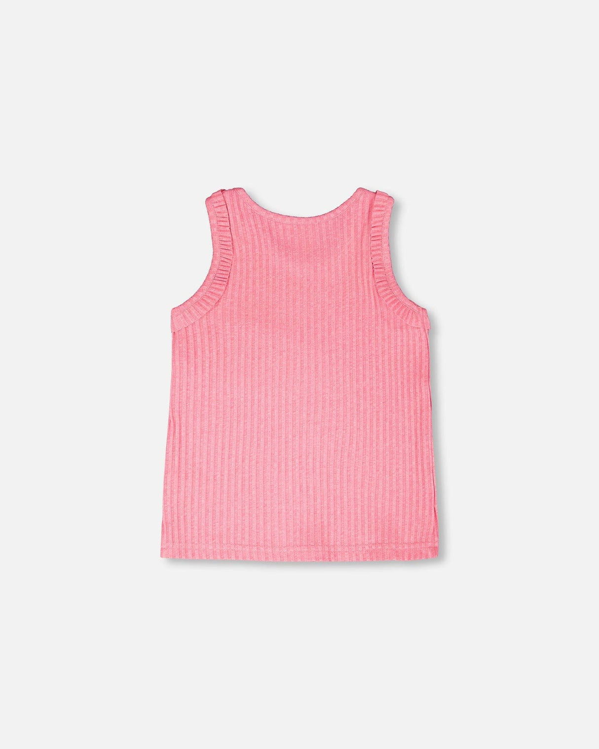 Rib Tank Top Pink-2