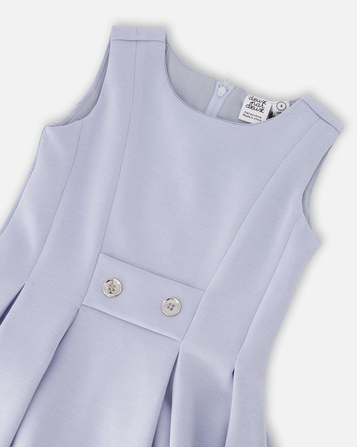 Sleeveless Neoprene Dress Lavender-3