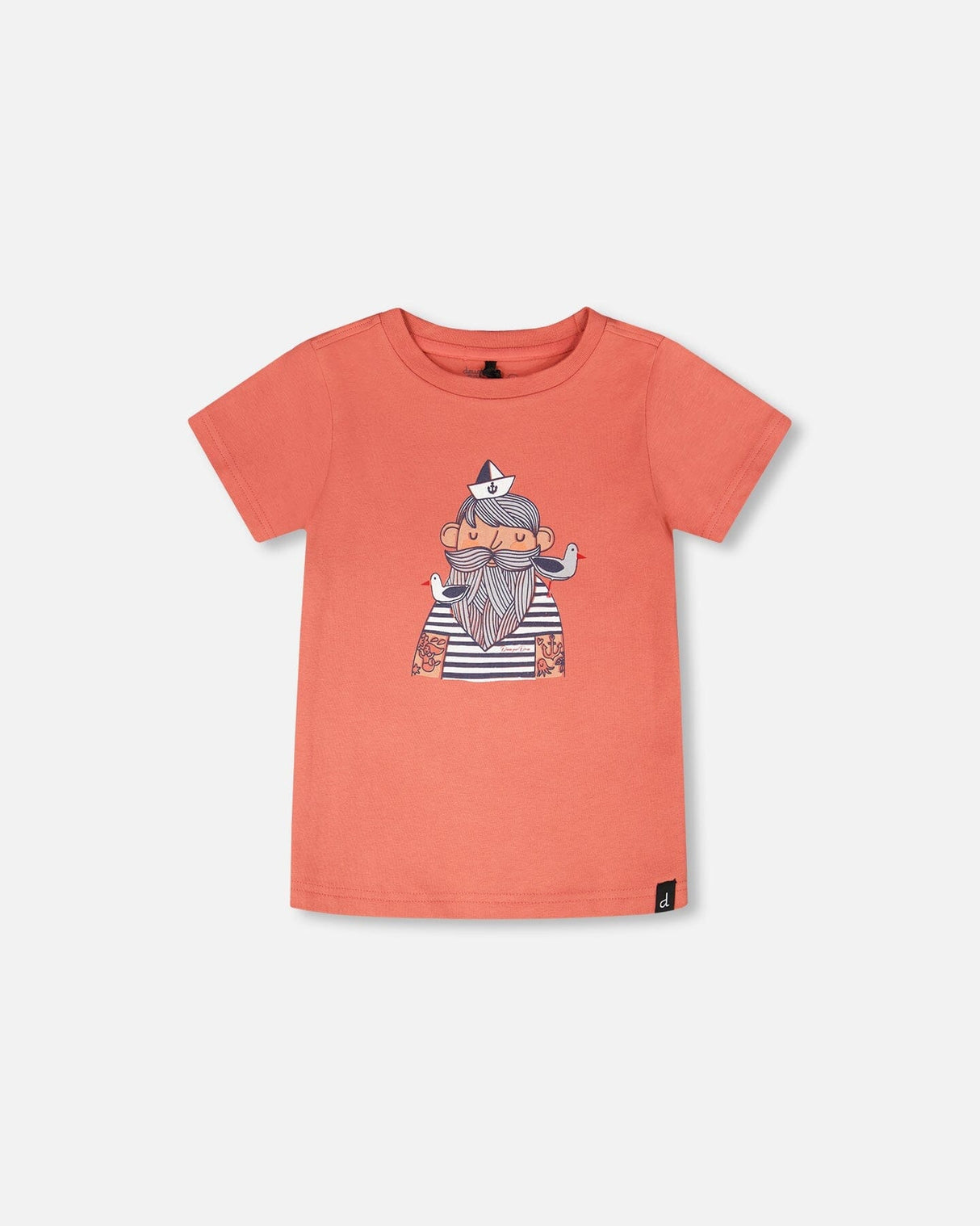 Organic Cotton Short Sleeve T-Shirt Brick-0