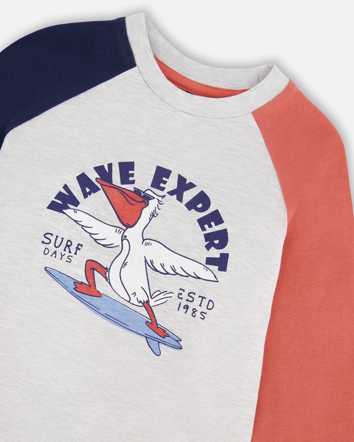 Jersey Long Sleeve T-Shirt Light Grey Mix-3