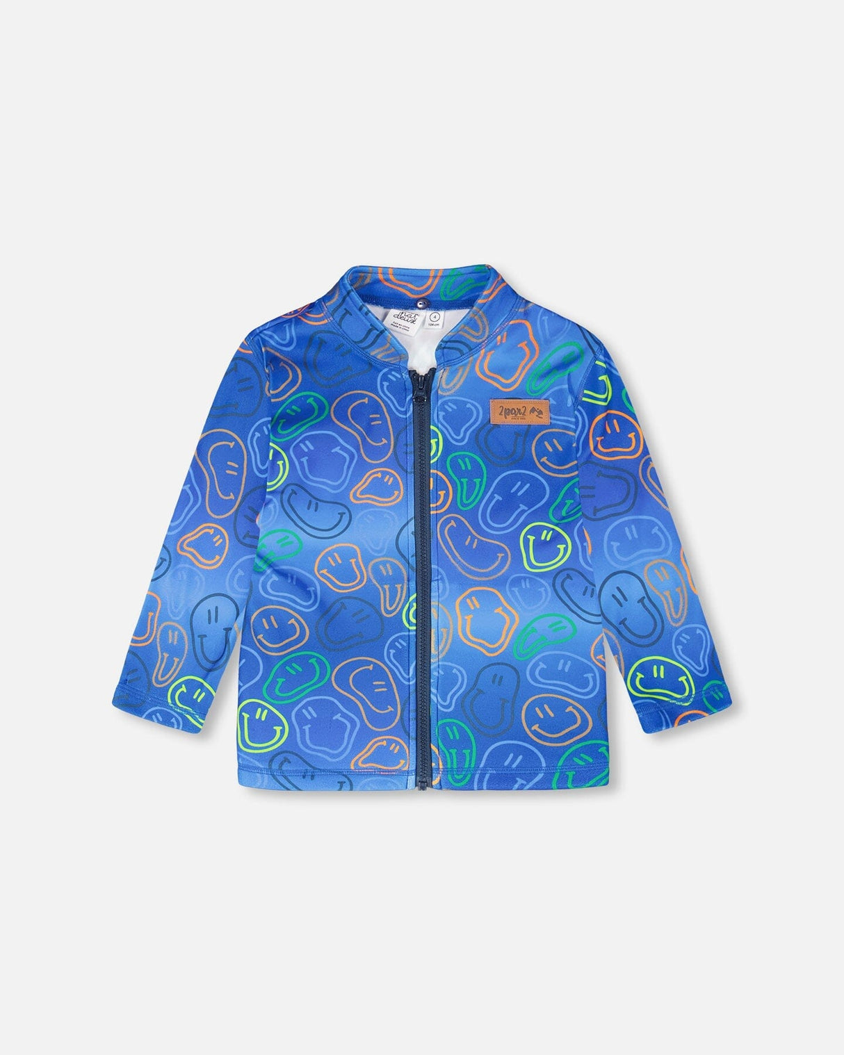 3-In-1 Two-Piece Mid-Season Outerwear Set Blue Colorblock-3