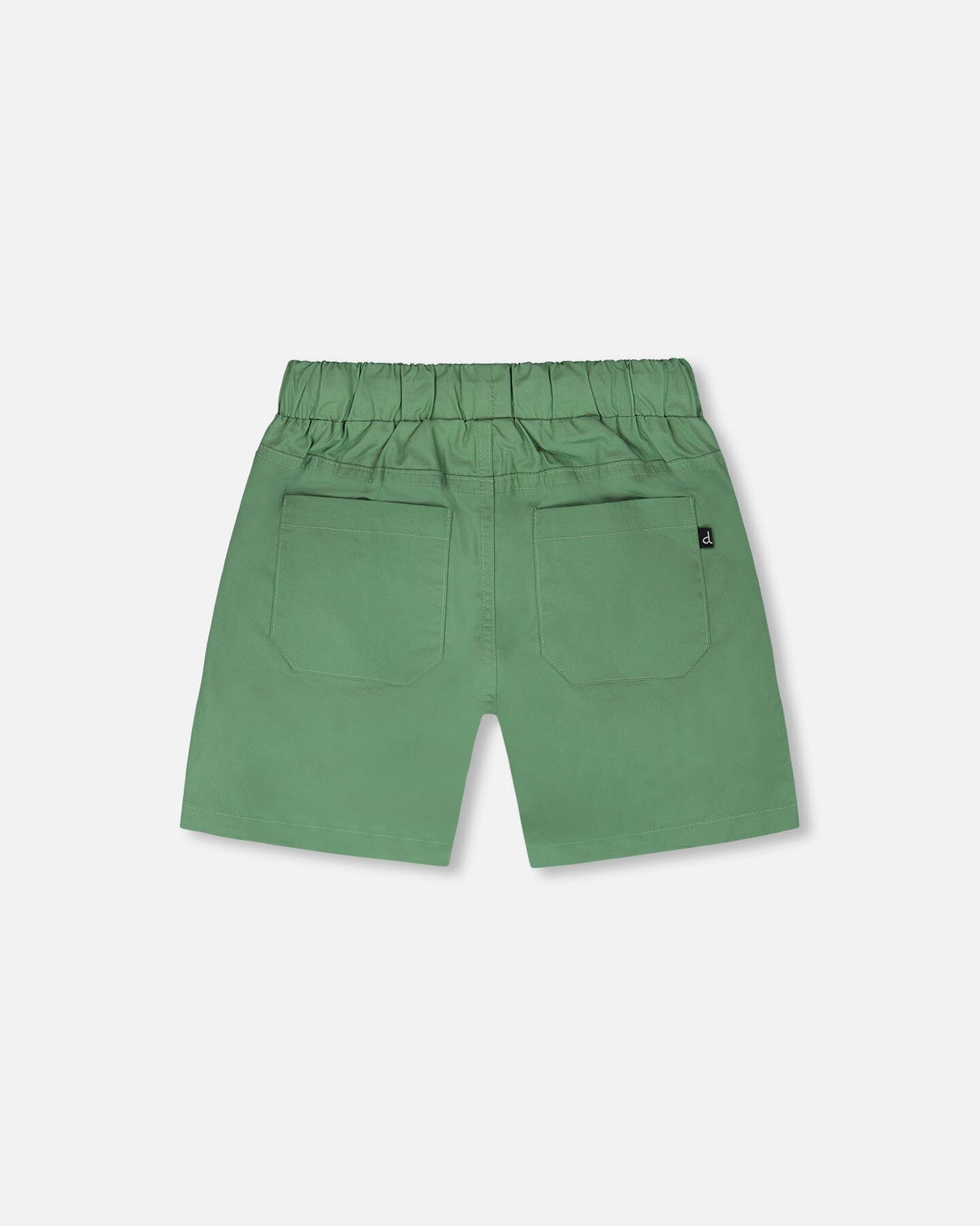 Parachute Shorts With Patch Pockets Green-2