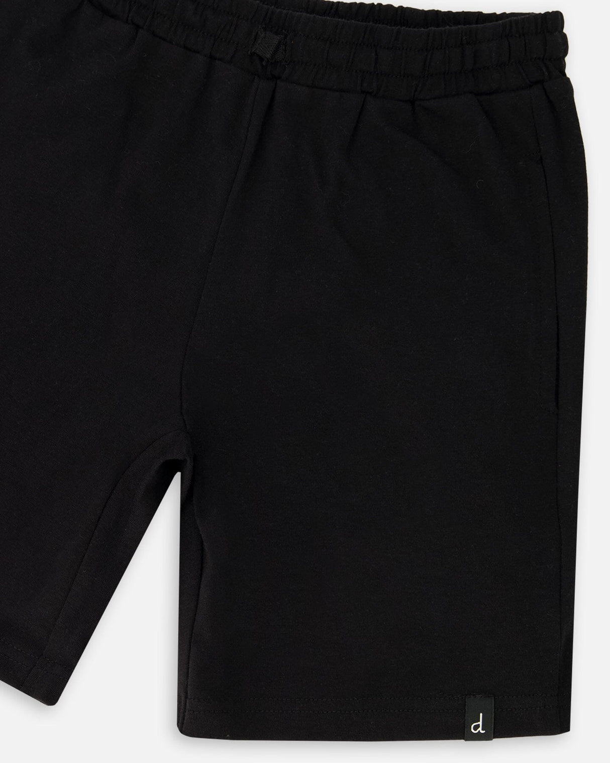 Organic Cotton Jersey Shorts Black-2