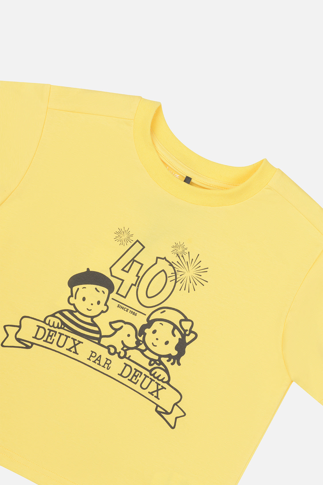 40Th Anniversary Graphic T-Shirt Honey Yellow-4