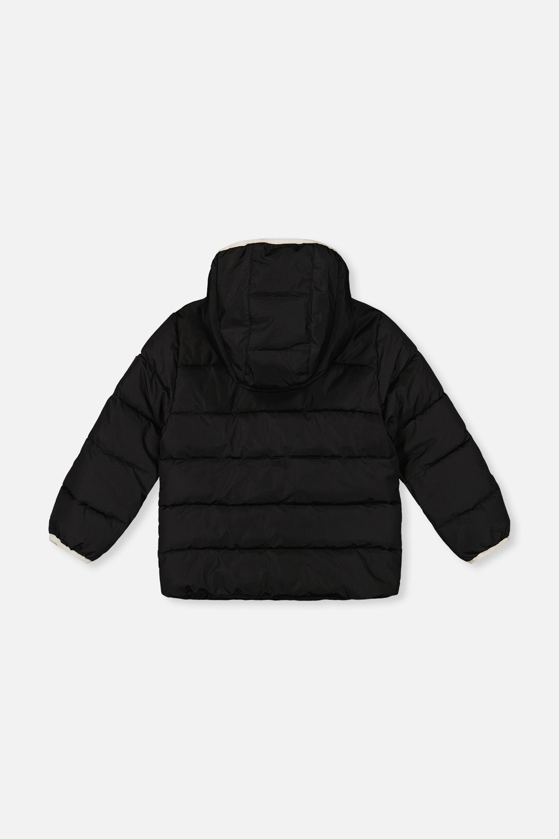 Winter Jacket Adapted For Car Seats Black-4