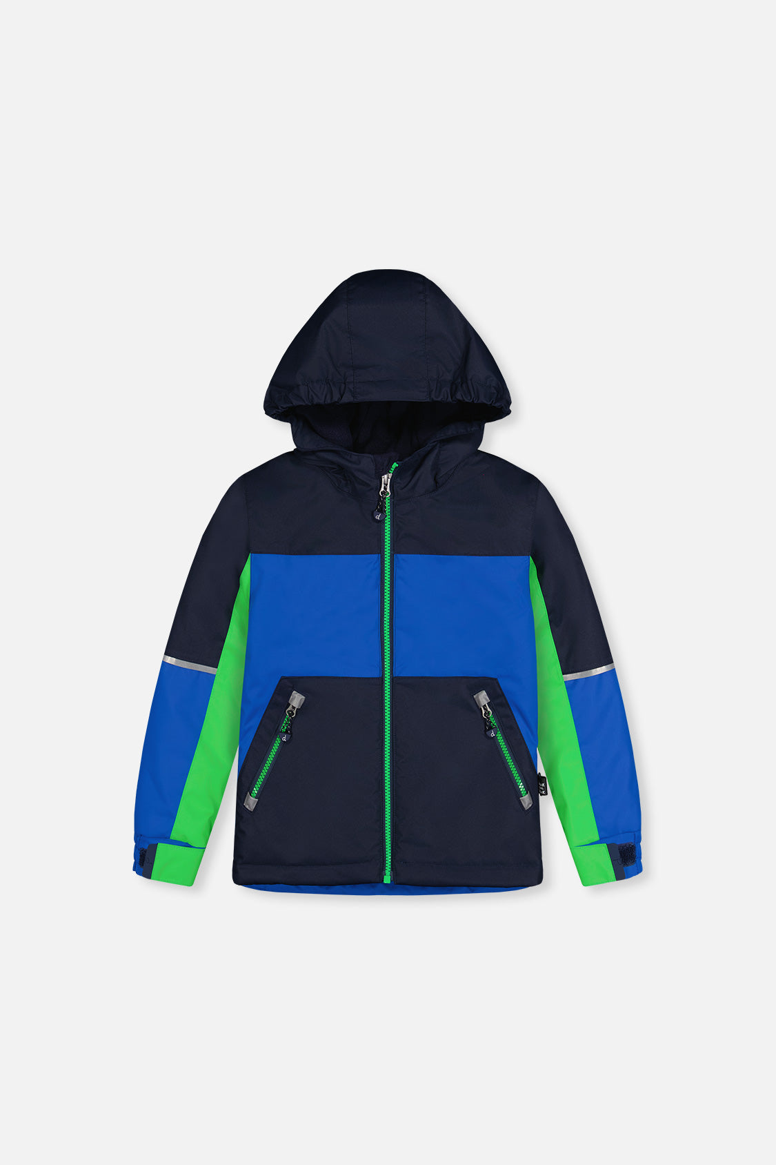 Light Weight Two Piece Chill Snowsuit Royal Blue And Green-2