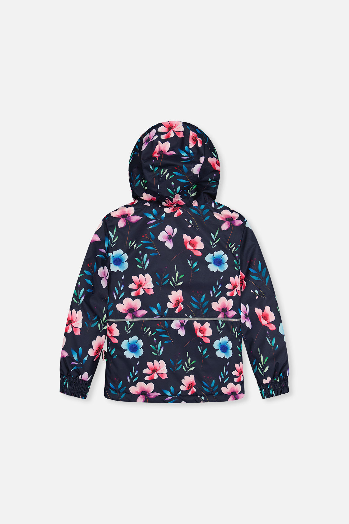 Light Weight Two Piece Chill Snowsuit Blue Floral Print-4