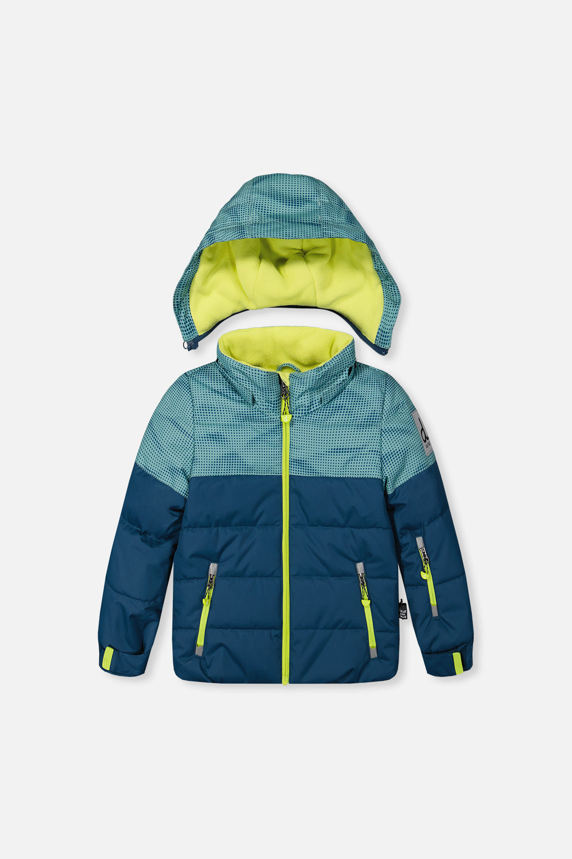 Two Piece Play Snowsuit Greyish Blue And Navy With Greyish Blue Pants-1