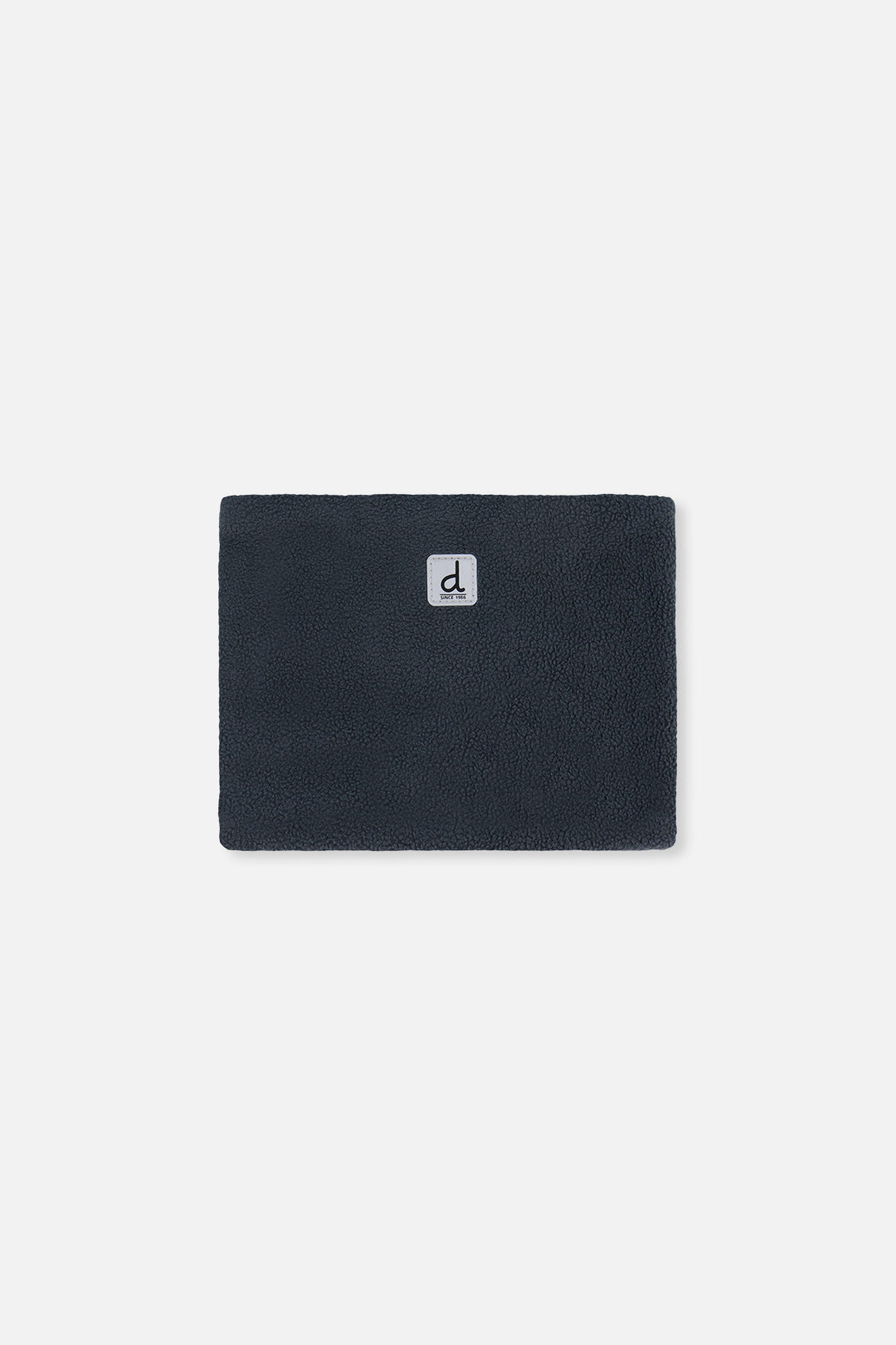 Navy polar fleece neckwarmer included with the PLAY snowsuit