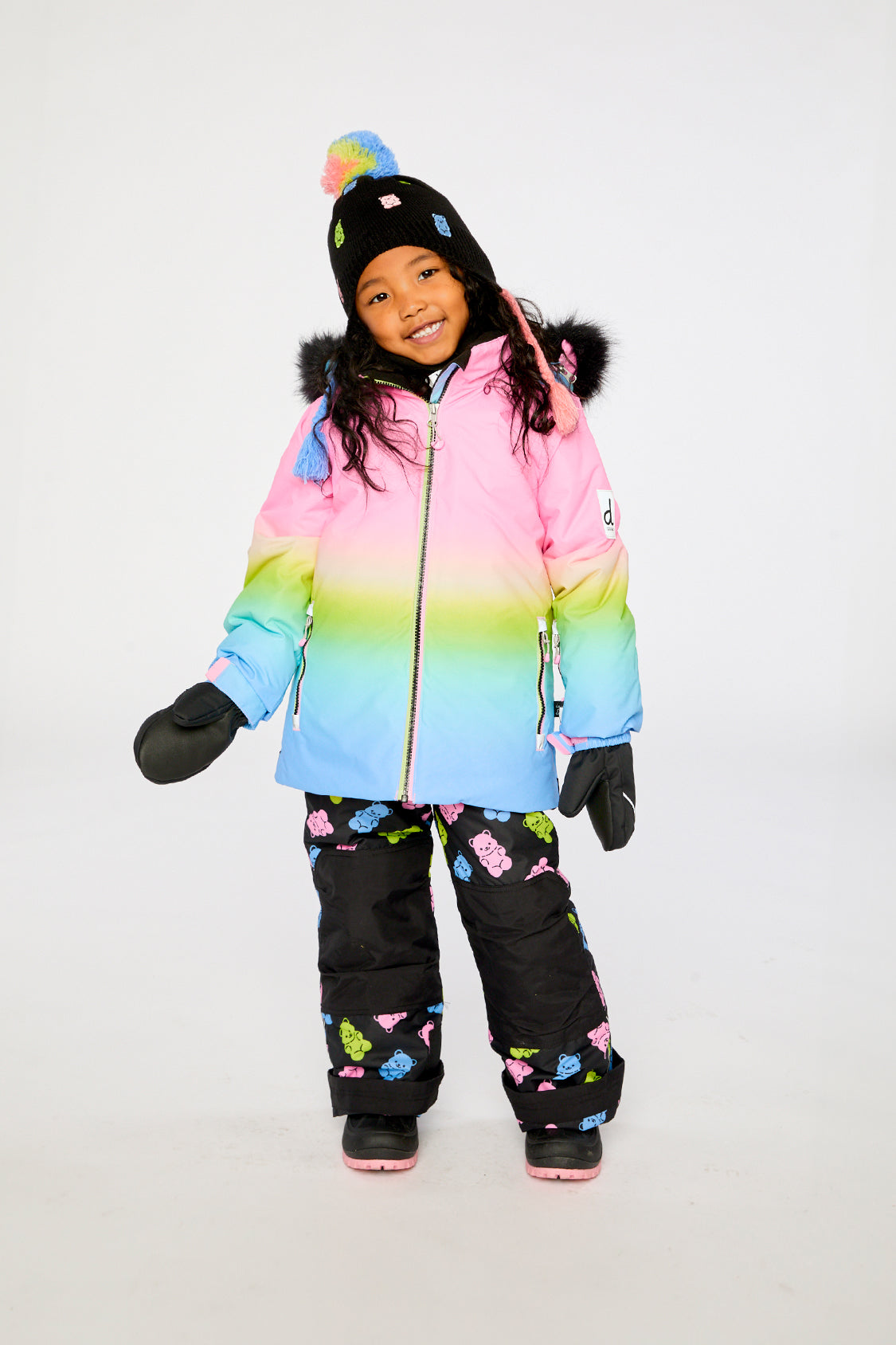 Two Piece Play Snowsuit Multicolor Gradient-1