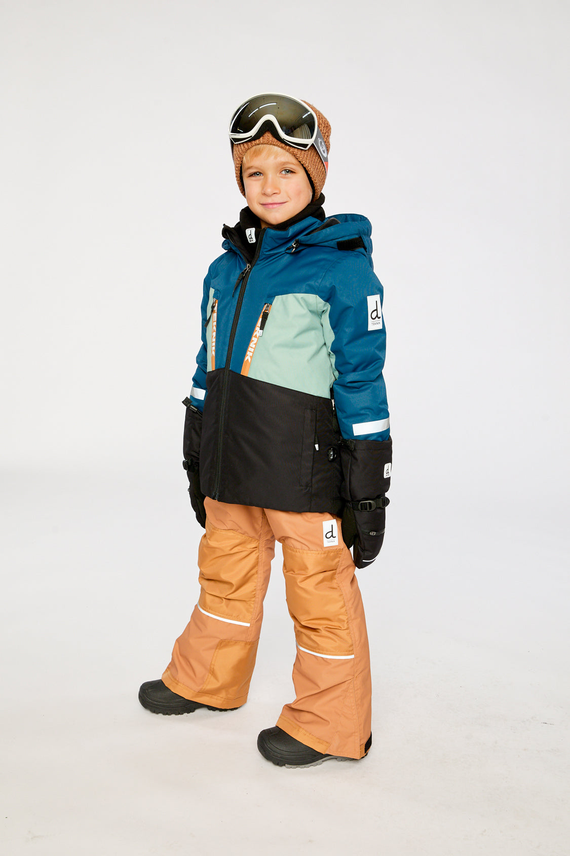 Two Piece Teknik Snowsuit Navy Blue-2