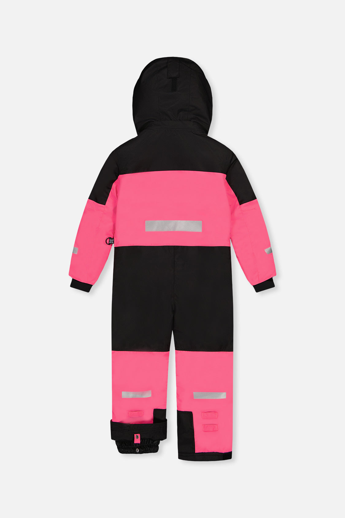 Kids One Piece Teknik Snowsuit Bright Pink-2