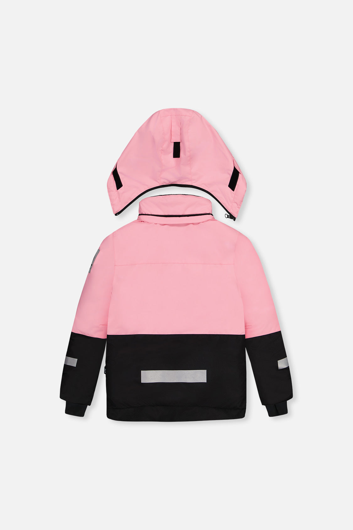 Deux par Deux pink Teknik two-piece snowsuit, detail view 1