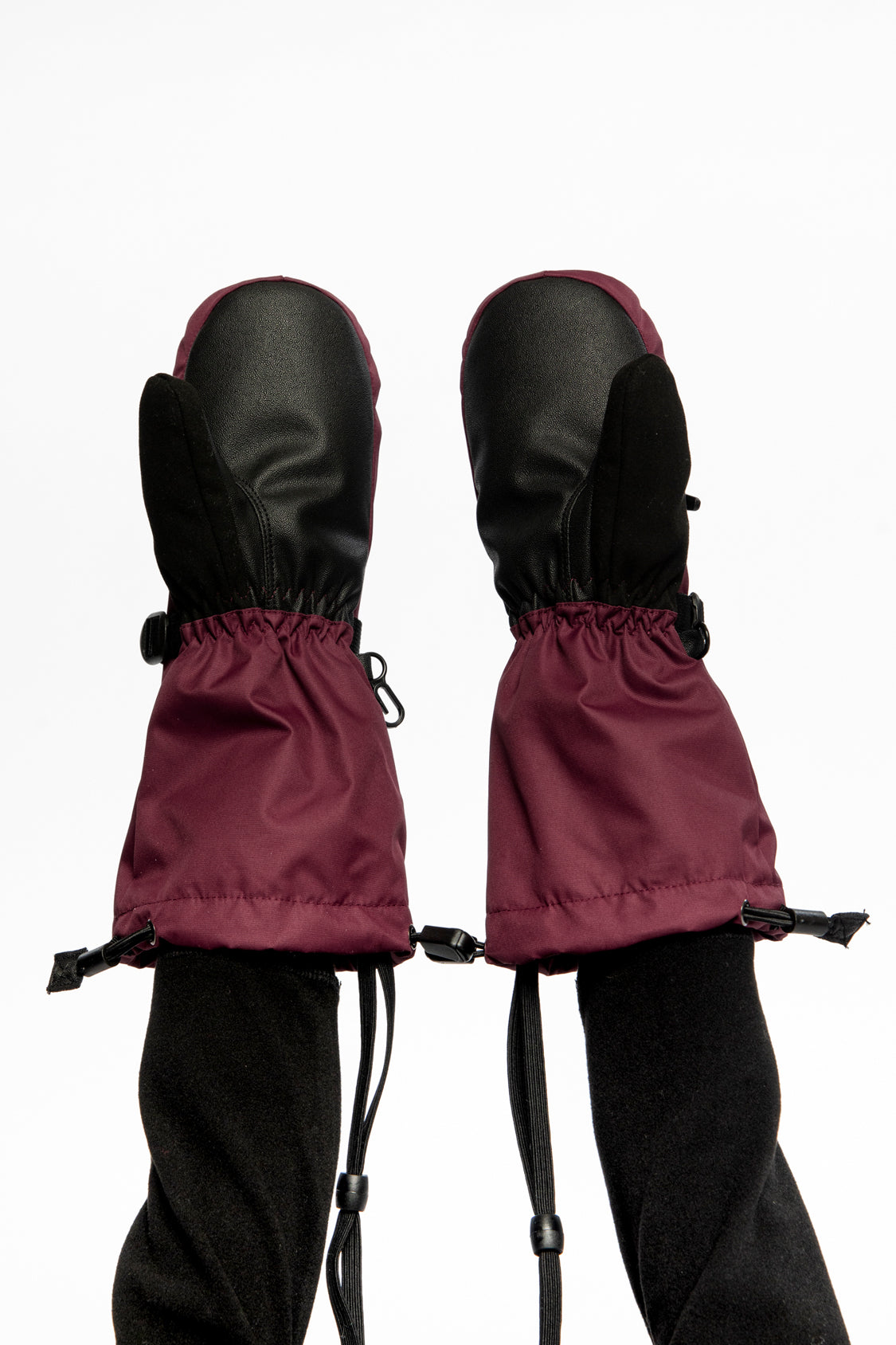 Teknik Winter Mittens Burgundy-2