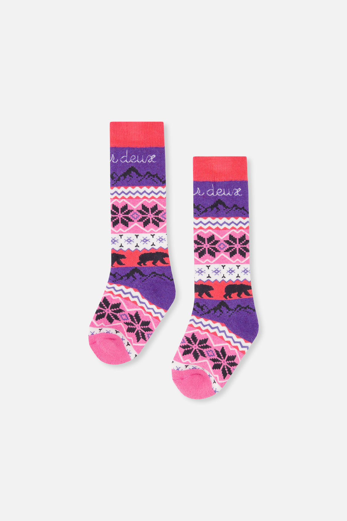 Ski Socks Pink-0