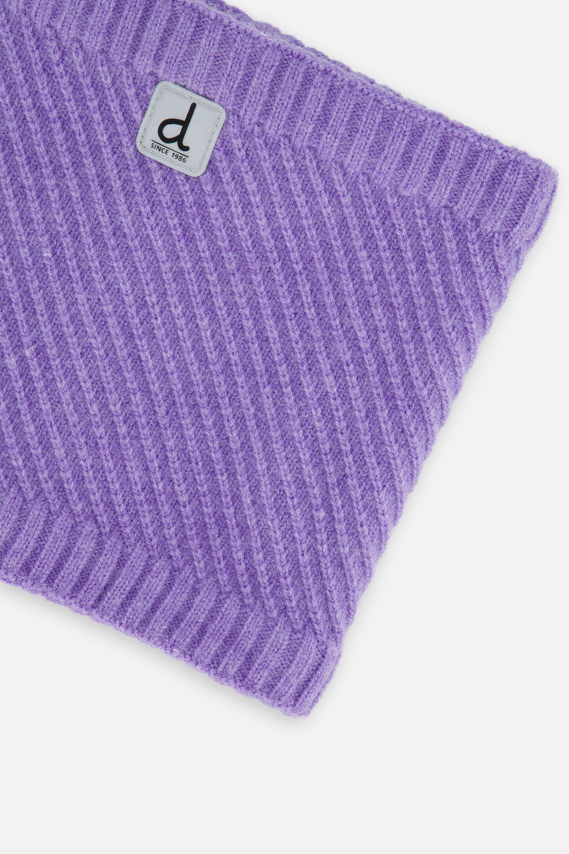 Winter Knit Neckwarmer Violet-3
