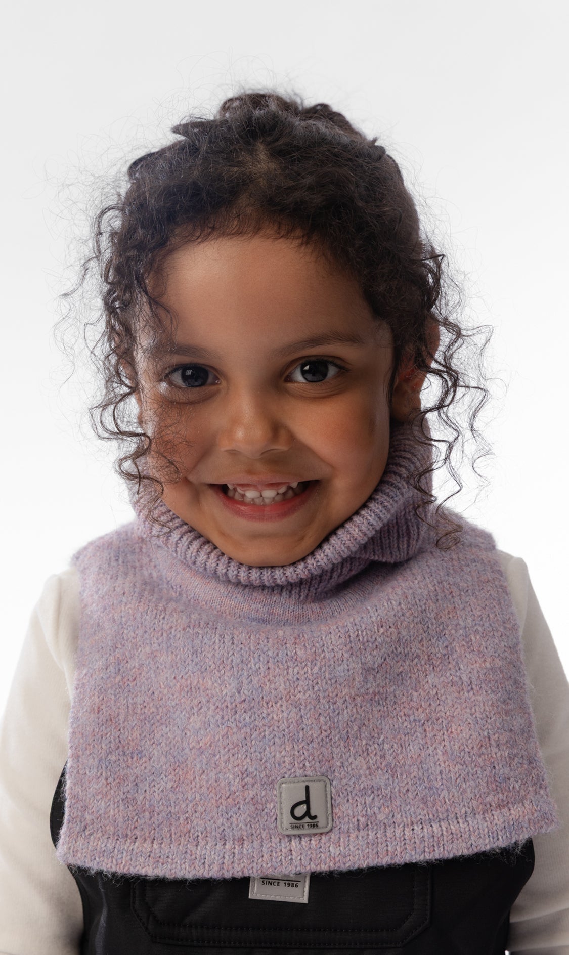 Knit Turtle Neckwarmer Lavender-1