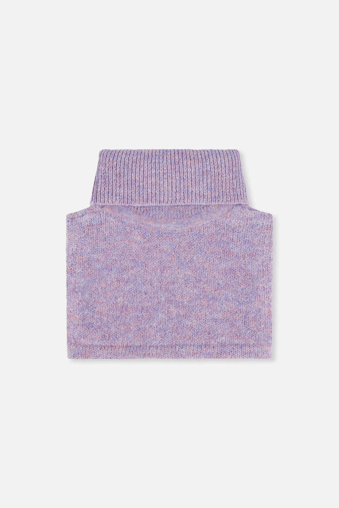 Knit Turtle Neckwarmer Lavender-2