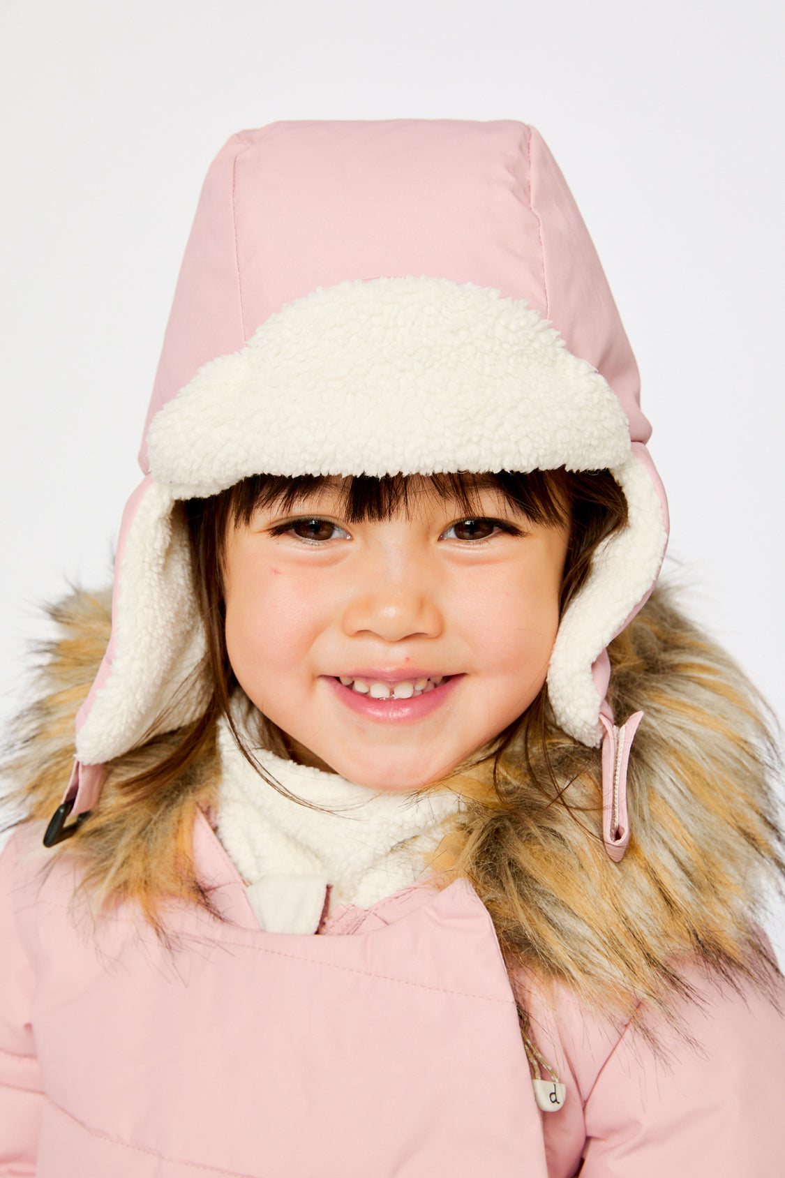 Baby Chapka Pale Dusty Pink-1