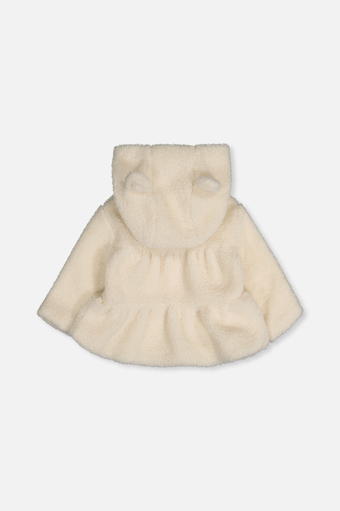 Hooded Zip Sherpa Jacket Off-White-2