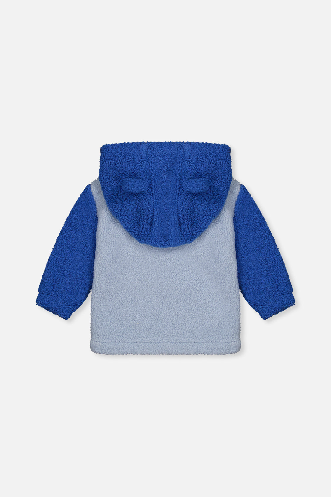Sherpa Hooded Jacket Blue-2