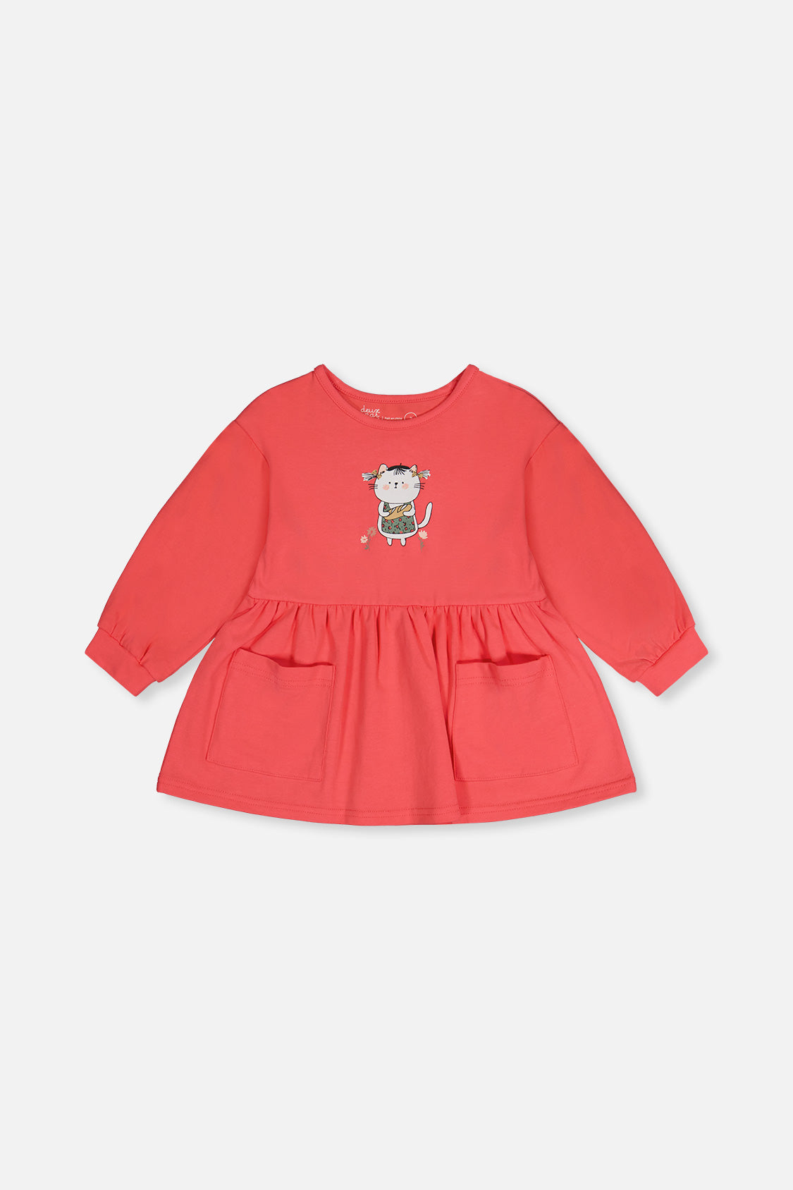 Organic Cotton Tunic Coral Pink-0