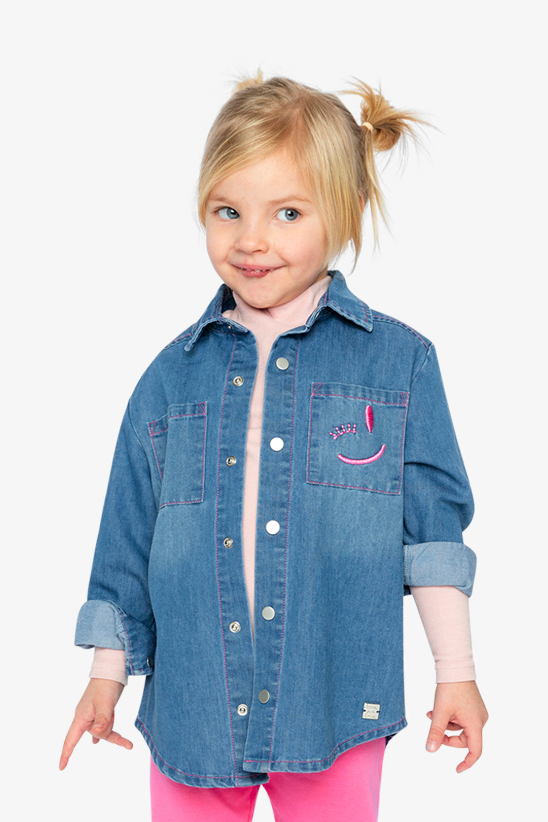 Denim Shirt Navy Blue-3