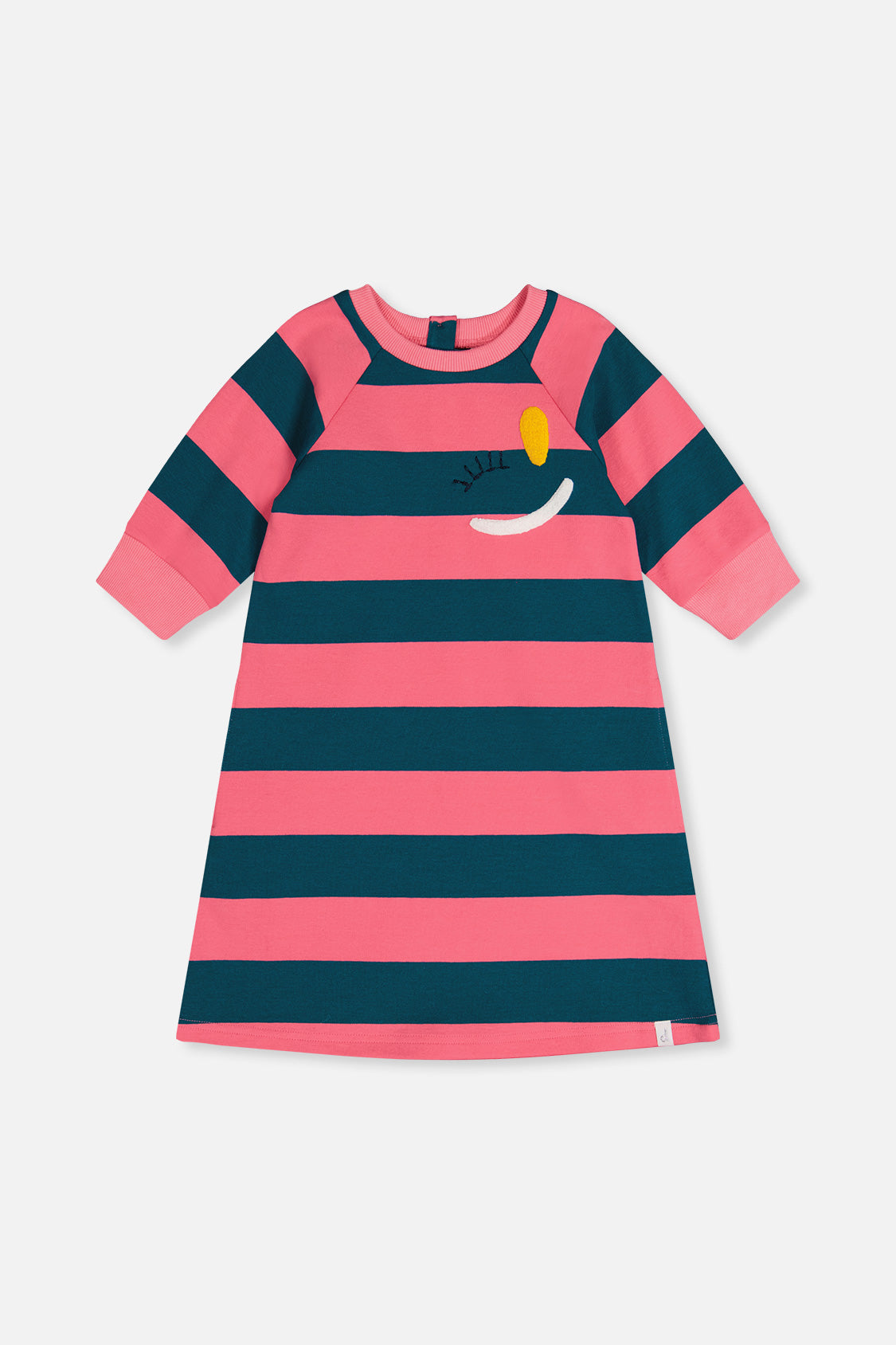 Engineer Stripe Dress Pink And Green Stripes-0