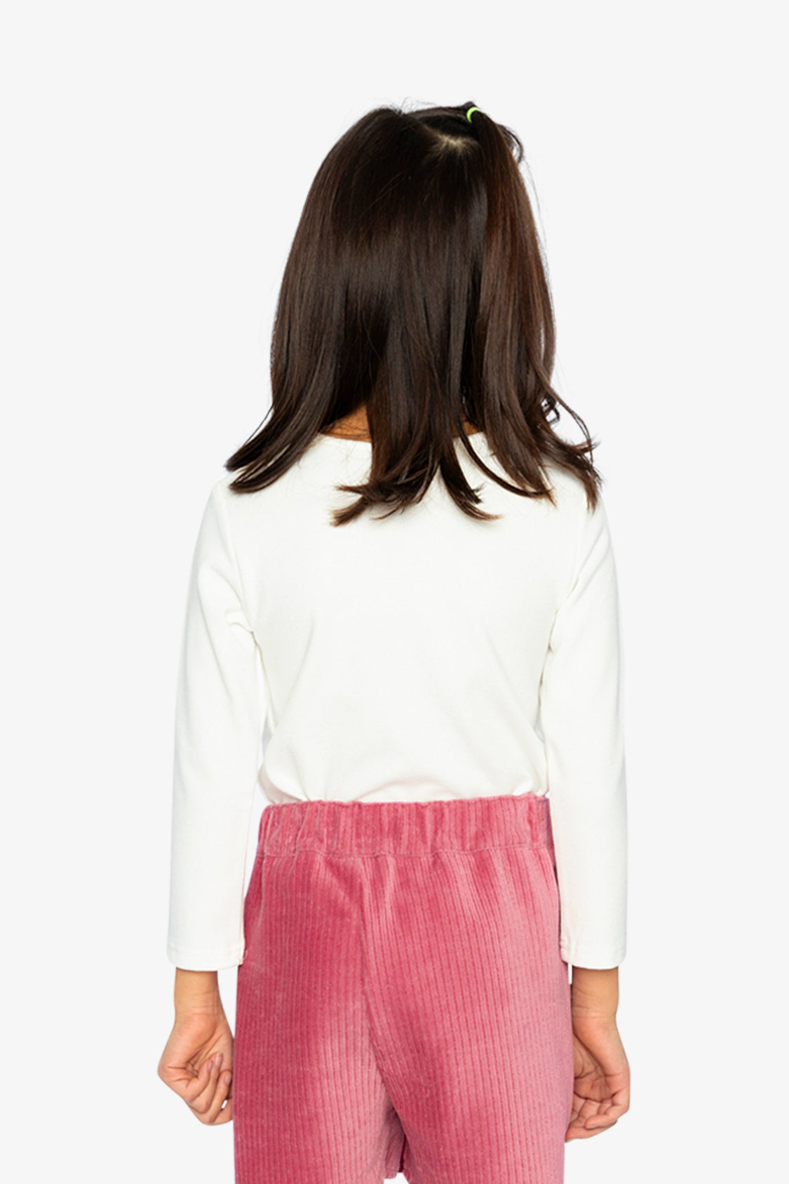 Brushed Rib Crew Neck Top Off-White-3