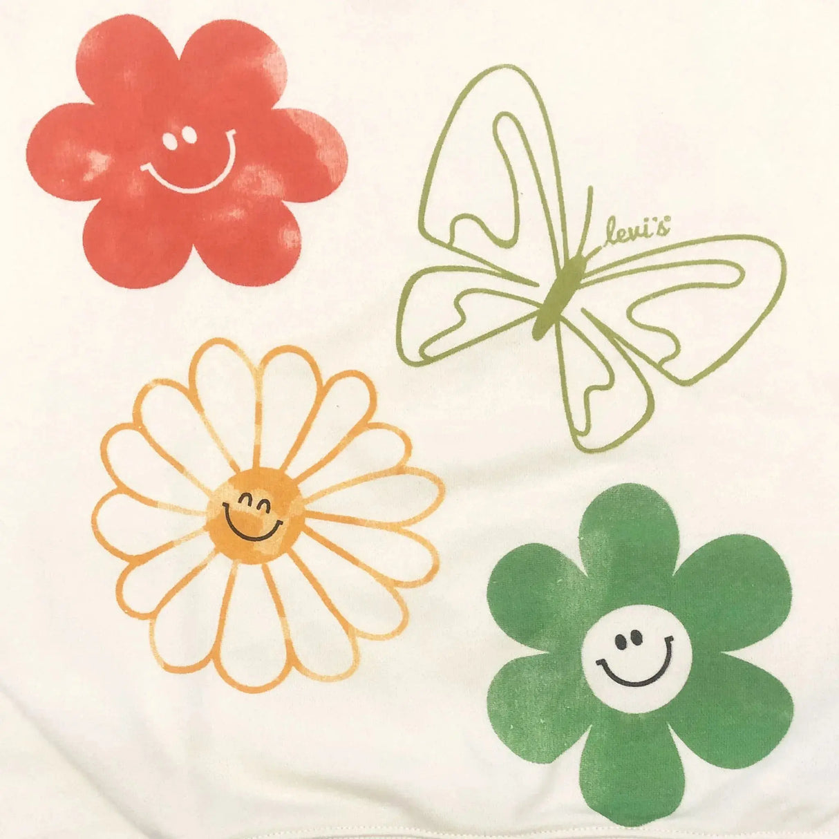 Girls Mock Neck Sweatshirt Sunny Cream | Levi's - Jenni Kidz