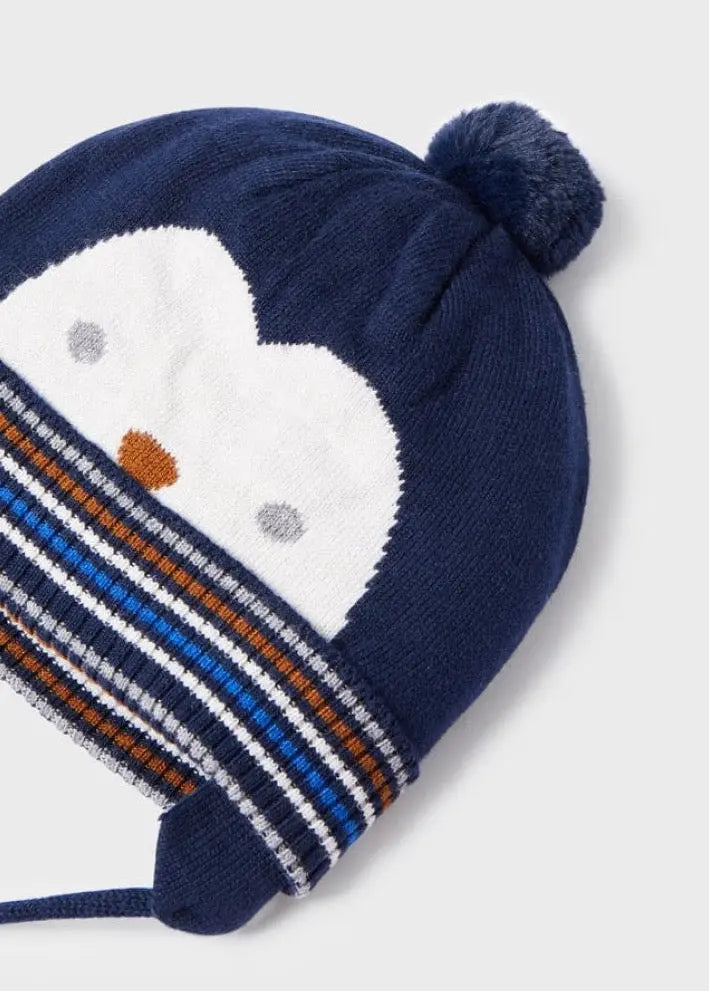 Knit Bobble Hat - Navy Boys | Mayoral | Mayoral | Jenni Kidz