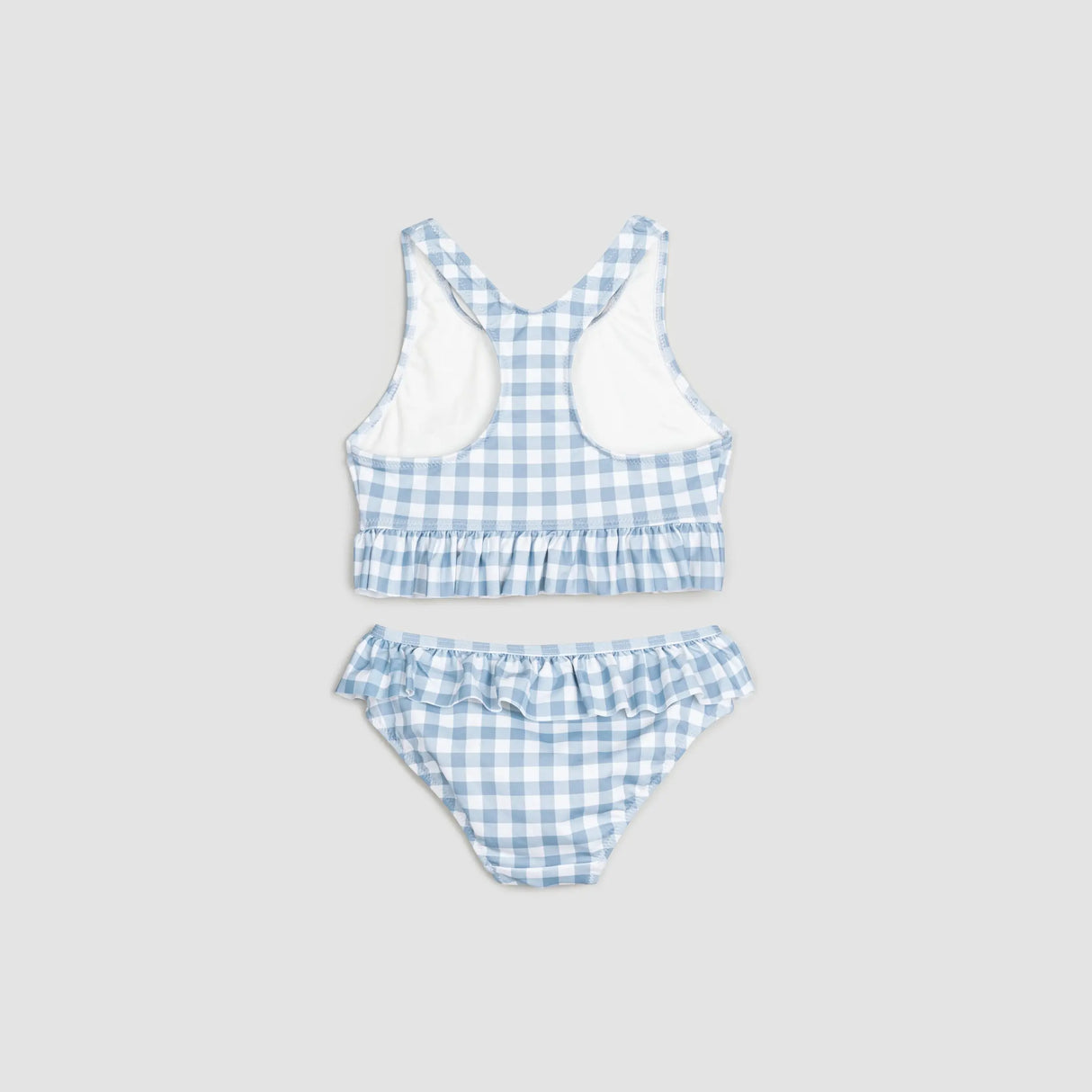 Light Blue Gingham Baby & Toddler Girls Tankini | Petit Lem | Miles The Label | Jenni Kidz