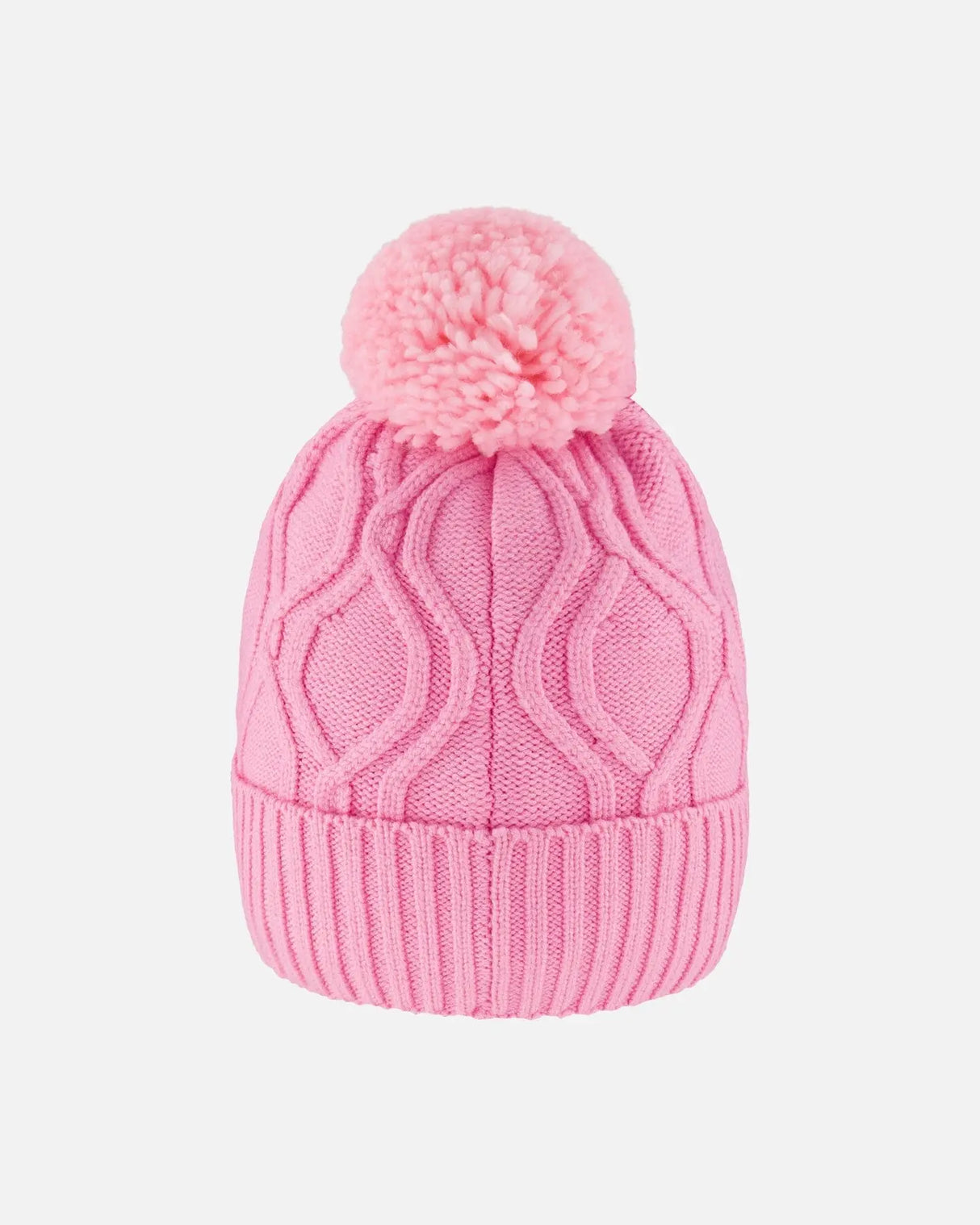 Lined Knit Pompom Hat Pink | Deux par Deux | Jenni Kidz