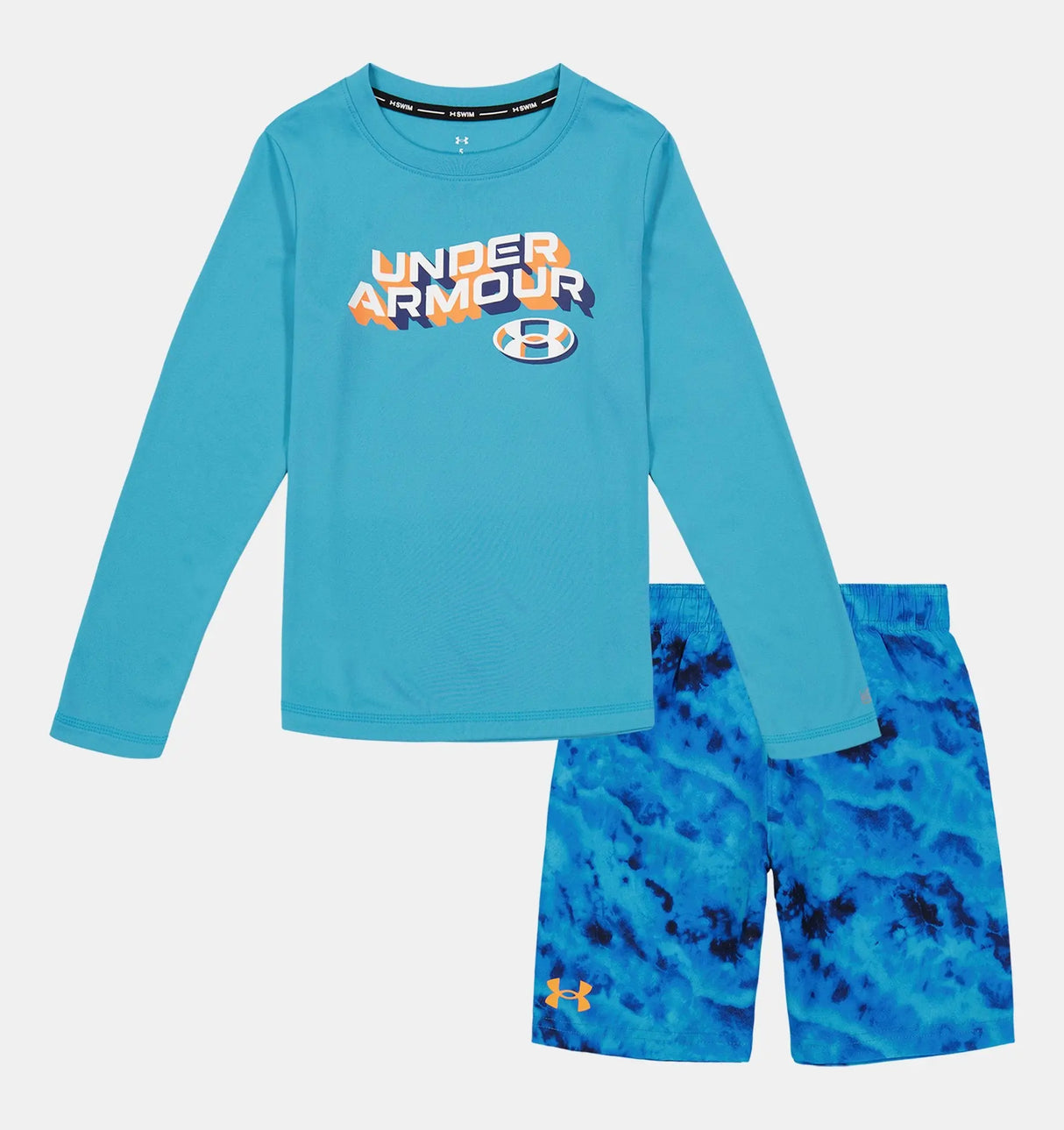 Little Boys' Ridge Dye Long Sleeve Swim Set | Under Armour | Under Armour | Jenni Kidz