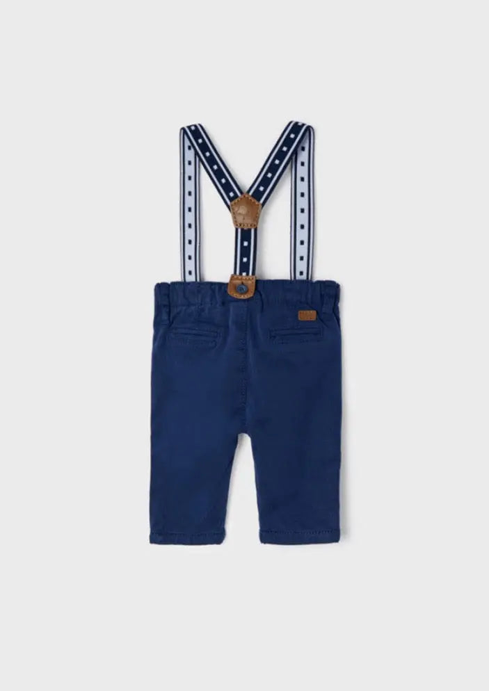 Long Trousers With Straps - Night Blue | Mayoral | Mayoral | Jenni Kidz