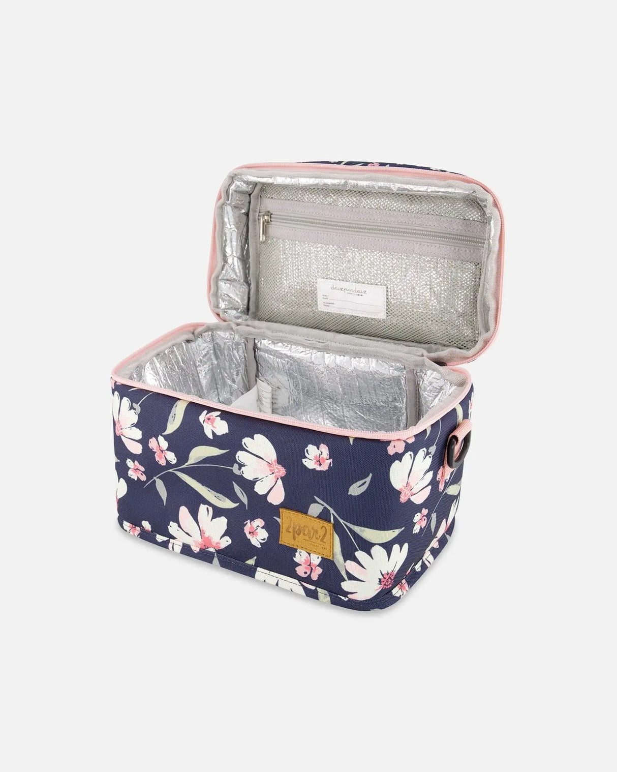 Lunch Box Navy Flower Print | Deux par Deux | Jenni Kidz