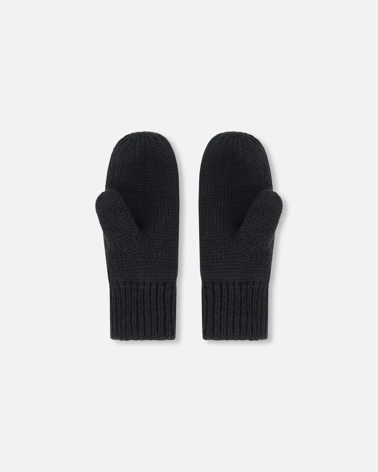 Mid-Season Knit Mittens Black | Deux par Deux | Jenni Kidz